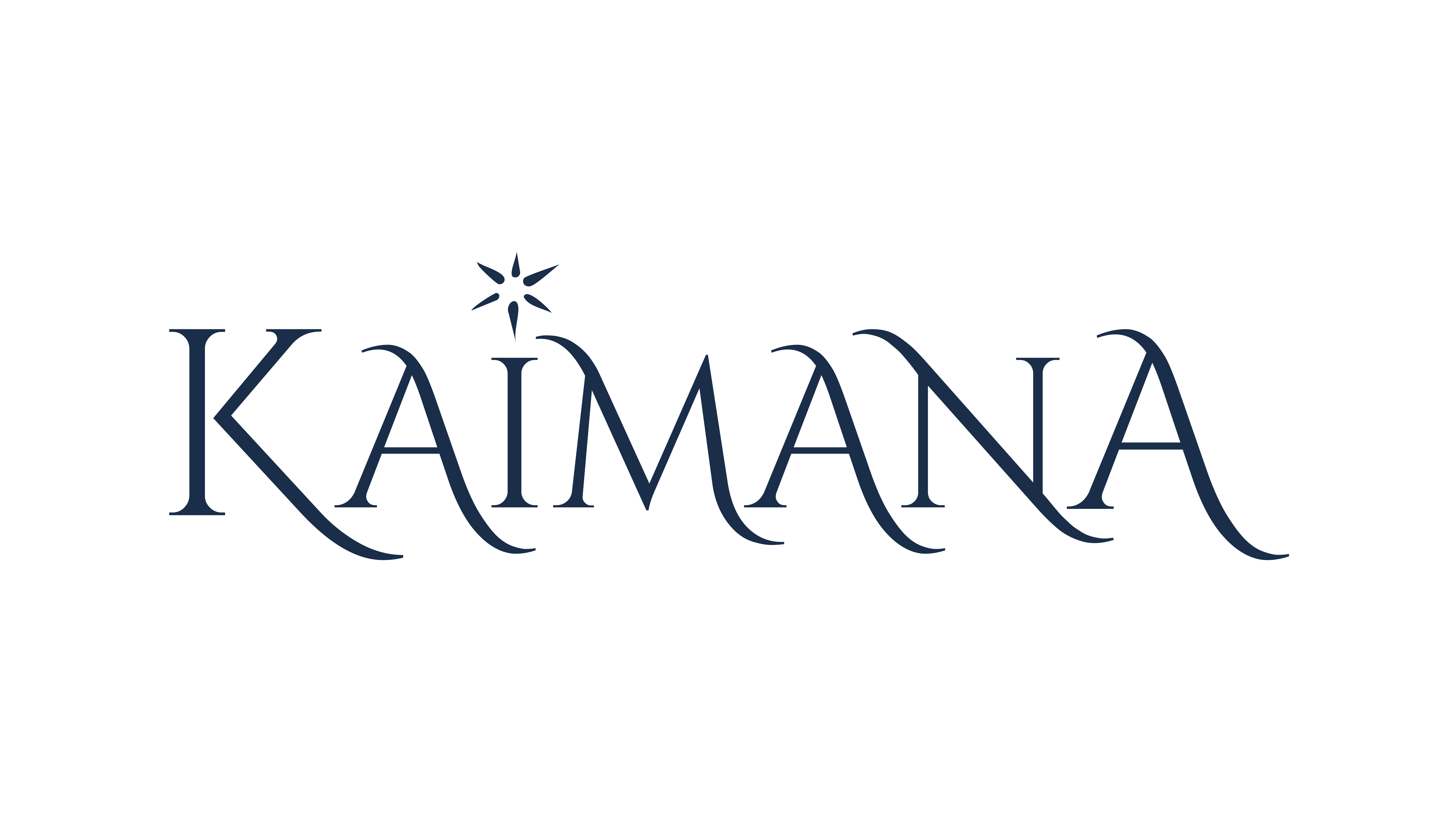 KAIMANA Logo dunkelblau